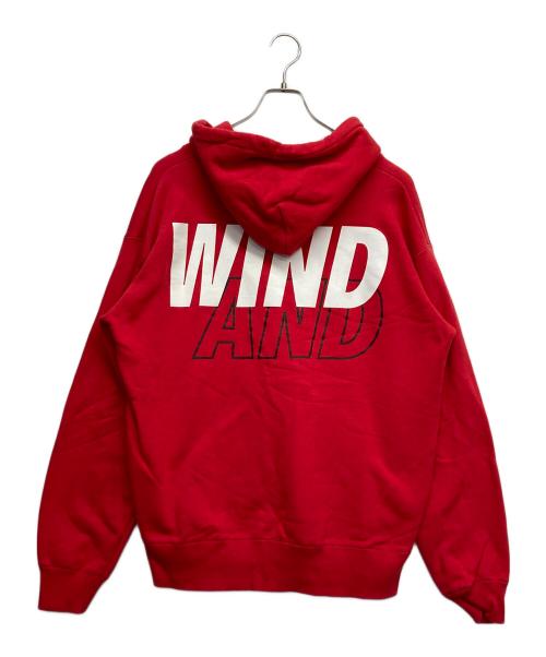 WIND AND SEA（ウィンダンシー）WIND AND SEA (ウィンダンシー) プルオーバーパーカー レッド サイズ:XLの古着・服飾アイテム