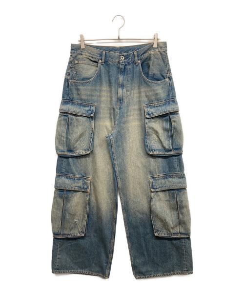 BEAMS（ビームス）BEAMS (ビームス) FUTURE ARCHIVE / DENIM CARDO PANTS インディゴ サイズ:Lの古着・服飾アイテム