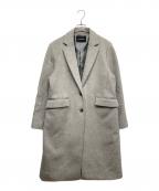 green label relaxingグリーンレーベルリラクシング）の古着「ウール混コート」｜グレー