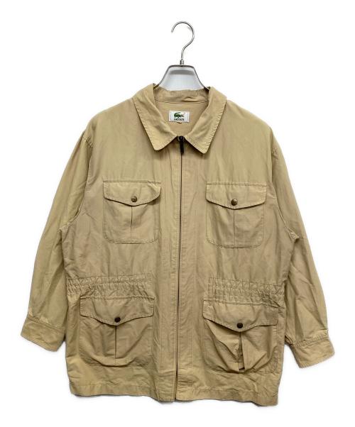 LACOSTE（ラコステ）LACOSTE (ラコステ) ナイロンジャケット ベージュ サイズ:3の古着・服飾アイテム
