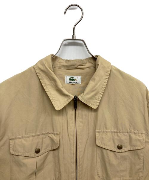 LACOSTE（ラコステ）LACOSTE (ラコステ) ナイロンジャケット ベージュ サイズ:3の古着・服飾アイテム