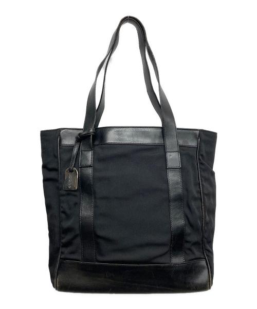 GUCCI（グッチ）GUCCI (グッチ) オールドトートバッグ ブラックの古着・服飾アイテム