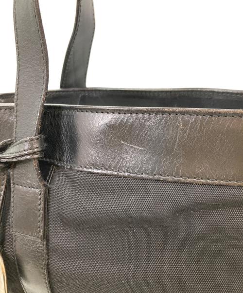 GUCCI（グッチ）GUCCI (グッチ) オールドトートバッグ ブラックの古着・服飾アイテム