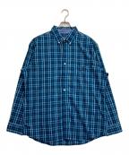 CHAPSチャップス）の古着「チェックシャツ」｜ブルー