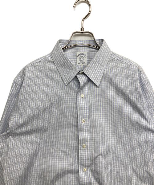 BROOKS BROTHERS（ブルックスブラザーズ）BROOKS BROTHERS (ブルックスブラザーズ) チェックシャツ ブルー サイズ:16の古着・服飾アイテム