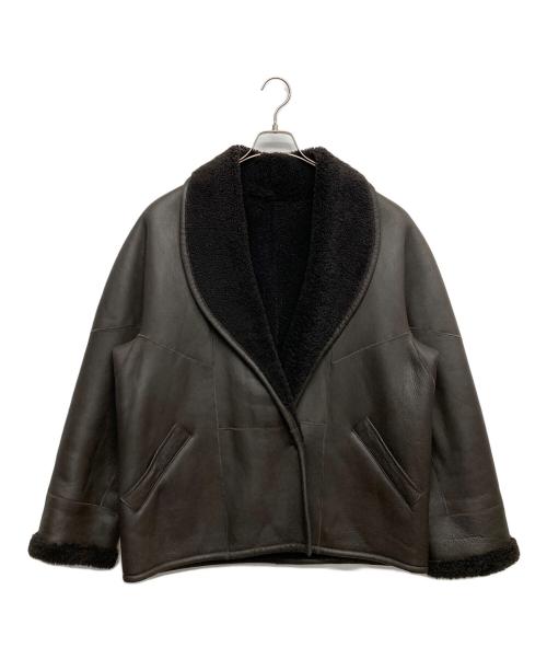 GUSHLOW&COLE（ガシュロウ＆コール）GUSHLOW&COLE (ガシュロウ＆コール) SHEARLING MIDI コート ブラウン サイズ:OSの古着・服飾アイテム