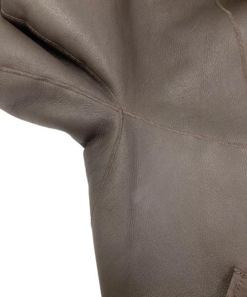 GUSHLOW&COLE（ガシュロウ＆コール）GUSHLOW&COLE (ガシュロウ＆コール) SHEARLING MIDI コート ブラウン サイズ:OSの古着・服飾アイテム