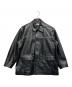 Gajess（ガジェス）の古着「レザージャケット」｜ブラック