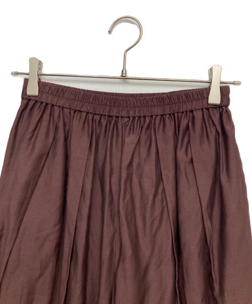 chignon（シニヨン）chignon (シニヨン) シニヨン タック イージー パンツ ブラウン サイズ:F 未使用品の古着・服飾アイテム