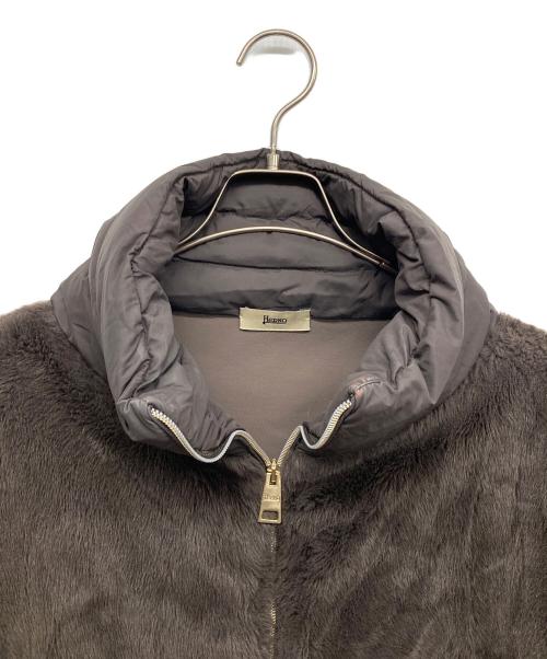 HERNO（ヘルノ）HERNO (ヘルノ) ダウンジャケット ブラウン サイズ:40の古着・服飾アイテム