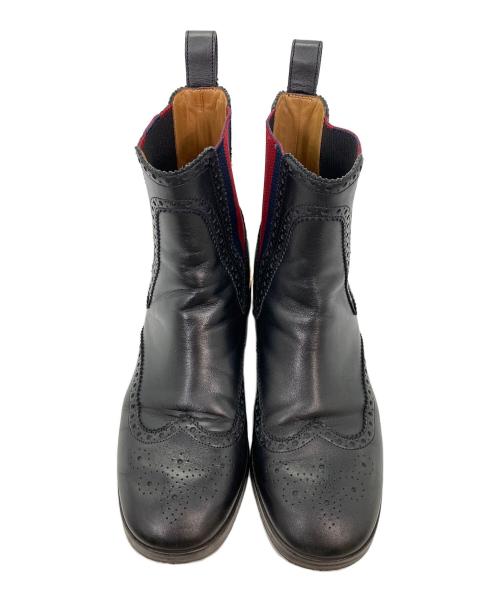 GUCCI（グッチ）GUCCI (グッチ) サイドゴアブーツ ブラウン サイズ:36 1/2の古着・服飾アイテム