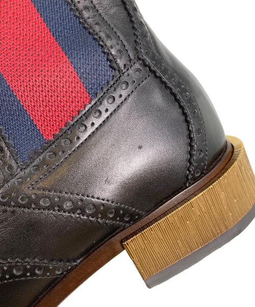 GUCCI（グッチ）GUCCI (グッチ) サイドゴアブーツ ブラウン サイズ:36 1/2の古着・服飾アイテム