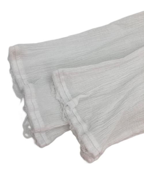 ETRE TOKYO（エトレトウキョウ）ETRE TOKYO (エトレトウキョウ) ダブルガーゼカットオフシャツガウン ホワイト サイズ:Fの古着・服飾アイテム