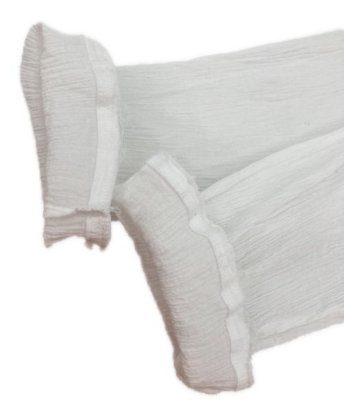 ETRE TOKYO（エトレトウキョウ）ETRE TOKYO (エトレトウキョウ) ダブルガーゼカットオフシャツガウン ホワイト サイズ:Fの古着・服飾アイテム