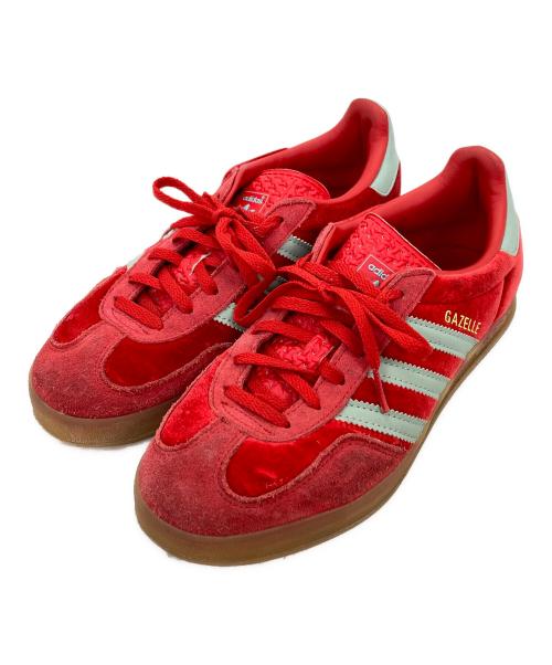 adidas（アディダス）adidas (アディダス) GAZELLE INDOOR レッド サイズ:24の古着・服飾アイテム