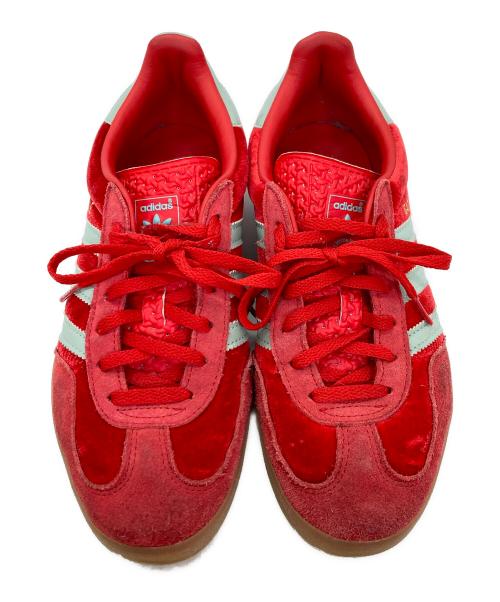 adidas（アディダス）adidas (アディダス) GAZELLE INDOOR レッド サイズ:24の古着・服飾アイテム