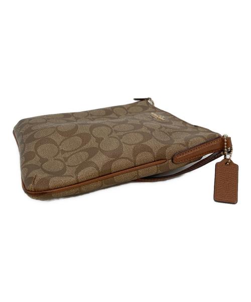 COACH（コーチ）COACH (コーチ) シグネチャーショルダーバッグ ブラウンの古着・服飾アイテム