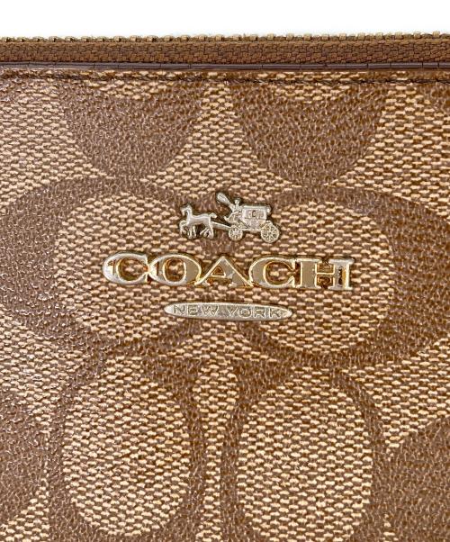 COACH（コーチ）COACH (コーチ) シグネチャーショルダーバッグ ブラウンの古着・服飾アイテム