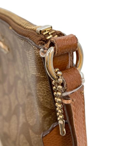 COACH（コーチ）COACH (コーチ) シグネチャーショルダーバッグ ブラウンの古着・服飾アイテム