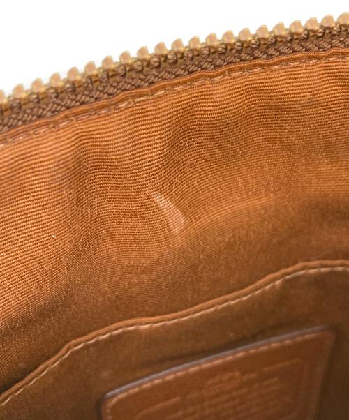COACH（コーチ）COACH (コーチ) シグネチャーショルダーバッグ ブラウンの古着・服飾アイテム