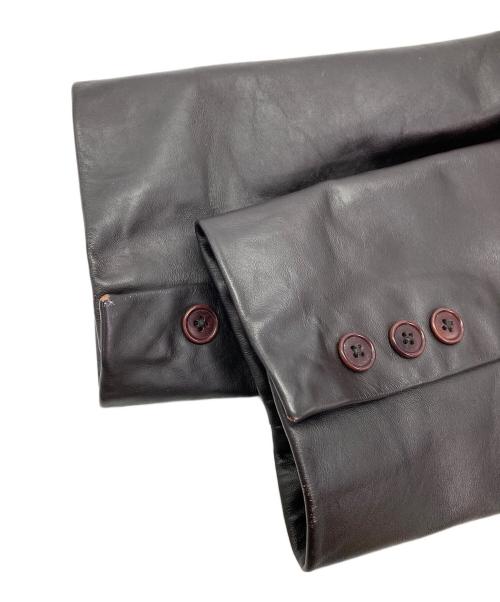 GAP（ギャップ）GAP (ギャップ) レザーカーコート ブラウン サイズ:Sの古着・服飾アイテム