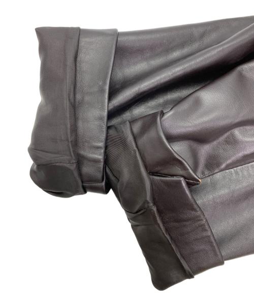 GAP（ギャップ）GAP (ギャップ) レザーカーコート ブラウン サイズ:Sの古着・服飾アイテム