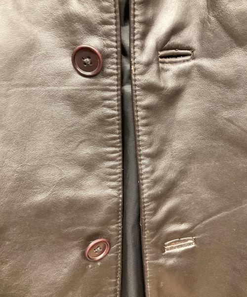 GAP（ギャップ）GAP (ギャップ) レザーカーコート ブラウン サイズ:Sの古着・服飾アイテム