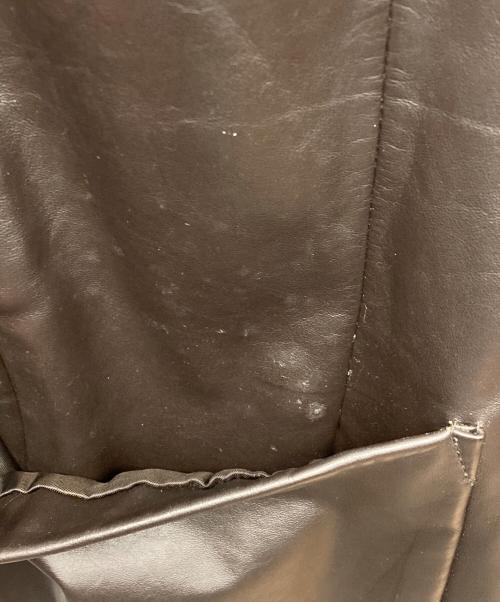 GAP（ギャップ）GAP (ギャップ) レザーカーコート ブラウン サイズ:Sの古着・服飾アイテム
