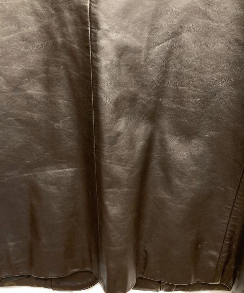 GAP（ギャップ）GAP (ギャップ) レザーカーコート ブラウン サイズ:Sの古着・服飾アイテム