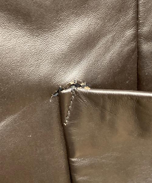 GAP（ギャップ）GAP (ギャップ) レザーカーコート ブラウン サイズ:Sの古着・服飾アイテム