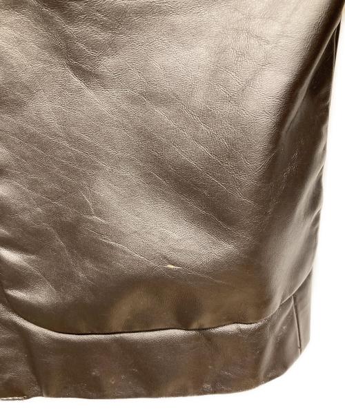 GAP（ギャップ）GAP (ギャップ) レザーカーコート ブラウン サイズ:Sの古着・服飾アイテム
