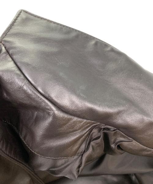 GAP（ギャップ）GAP (ギャップ) レザーカーコート ブラウン サイズ:Sの古着・服飾アイテム