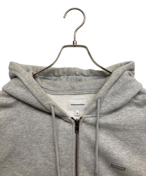 thisisneverthat（ディスイズネバーザット）thisisneverthat (ディスイズネバーザット) T.N.T. Classic HDP Zip Up Hoodie グレー サイズ:Mの古着・服飾アイテム