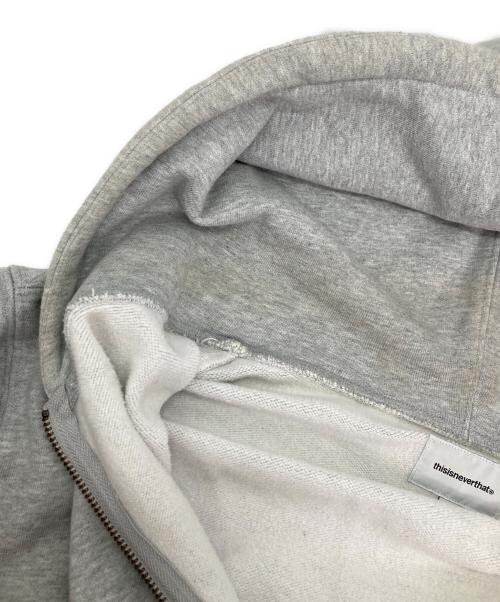 thisisneverthat（ディスイズネバーザット）thisisneverthat (ディスイズネバーザット) T.N.T. Classic HDP Zip Up Hoodie グレー サイズ:Mの古着・服飾アイテム