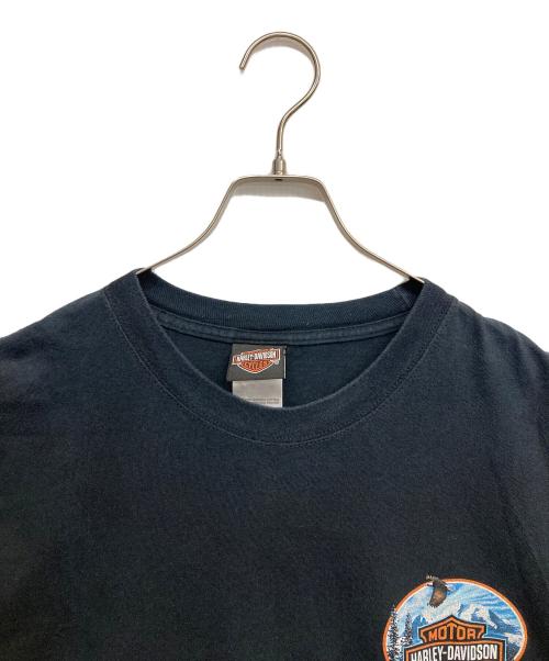 HARLEY-DAVIDSON（ハーレーダビッドソン）HARLEY-DAVIDSON (ハーレーダビッドソン) プリントTシャツ ブラック サイズ:2XLの古着・服飾アイテム