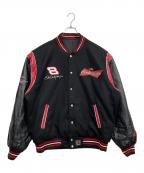 JHDESIGN不明）の古着「リバーシブルスタジャン」｜ブラック×レッド