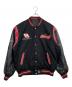 JHDESIGN（不明）の古着「リバーシブルスタジャン」｜ブラック×レッド
