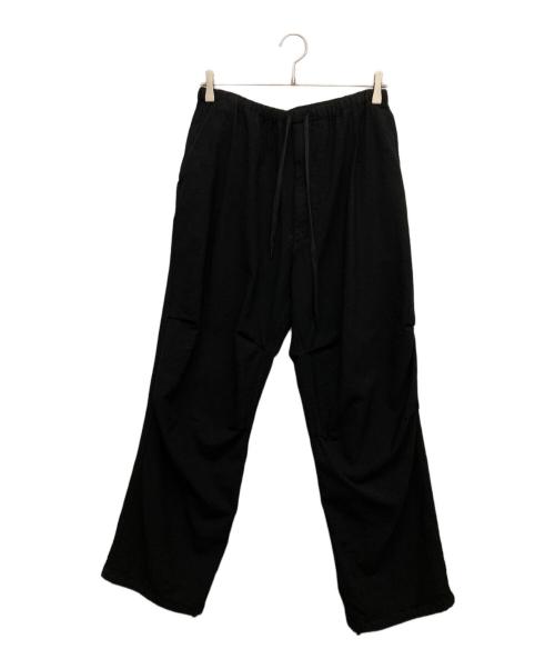 COMOLI（コモリ）COMOLI (コモリ) ウールニータックパンツ ブラック サイズ:2の古着・服飾アイテム