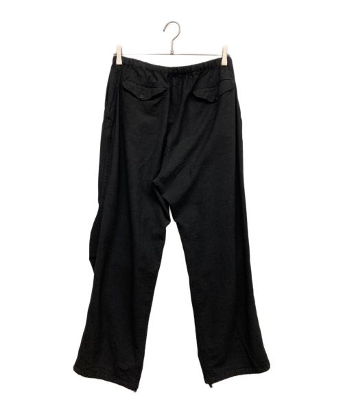 COMOLI（コモリ）COMOLI (コモリ) ウールニータックパンツ ブラック サイズ:2の古着・服飾アイテム