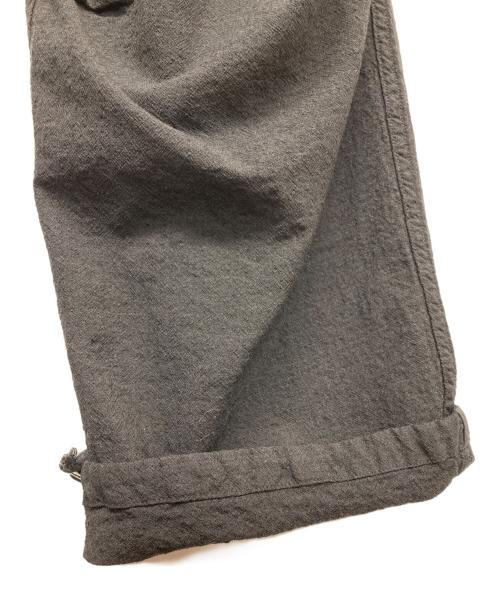 COMOLI（コモリ）COMOLI (コモリ) ウールニータックパンツ ブラック サイズ:2の古着・服飾アイテム