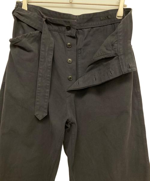 COMOLI（コモリ）COMOLI (コモリ) 製品染 ベルテッドパンツ ネイビー サイズ:1の古着・服飾アイテム