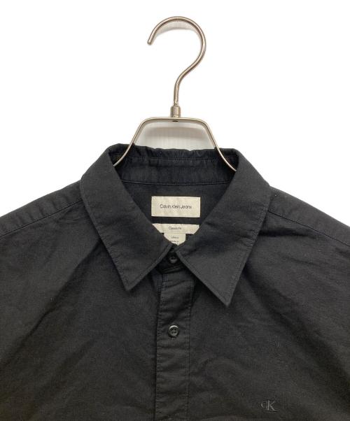 Calvin Klein Jeans（カルバンクラインジーンズ）Calvin Klein Jeans (カルバンクラインジーンズ) 長袖シャツ ブラック サイズ:Sの古着・服飾アイテム