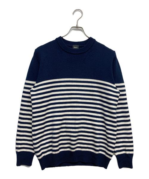 BAFY（バフィー）BAFY (バフィー) ウールボーダーニット ネイビー サイズ:無しの古着・服飾アイテム