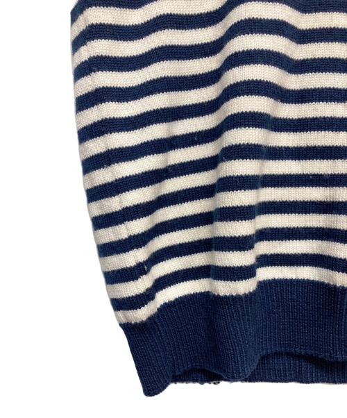 BAFY（バフィー）BAFY (バフィー) ウールボーダーニット ネイビー サイズ:無しの古着・服飾アイテム