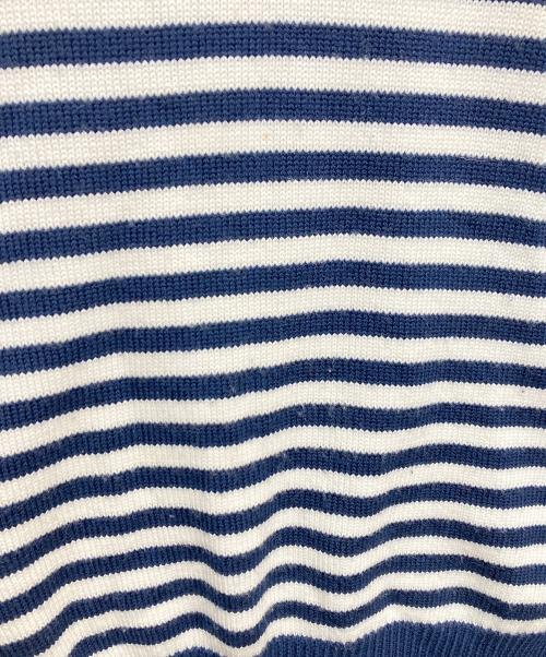 BAFY（バフィー）BAFY (バフィー) ウールボーダーニット ネイビー サイズ:無しの古着・服飾アイテム