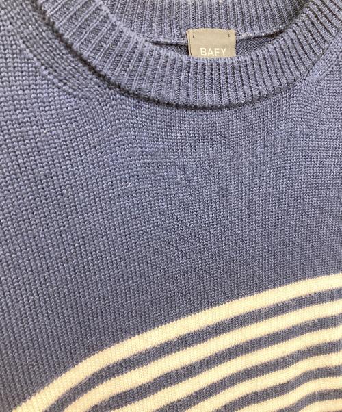 BAFY（バフィー）BAFY (バフィー) ウールボーダーニット ネイビー サイズ:無しの古着・服飾アイテム