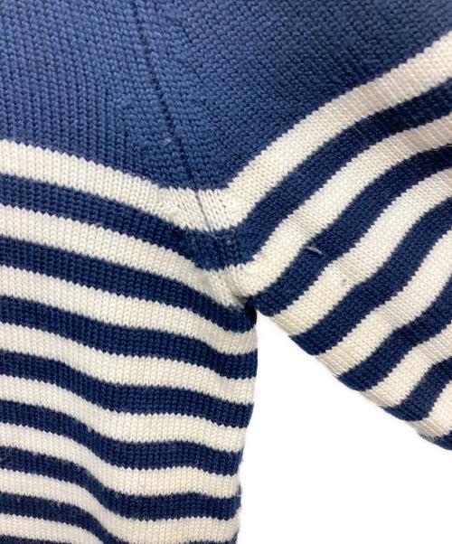 BAFY（バフィー）BAFY (バフィー) ウールボーダーニット ネイビー サイズ:無しの古着・服飾アイテム