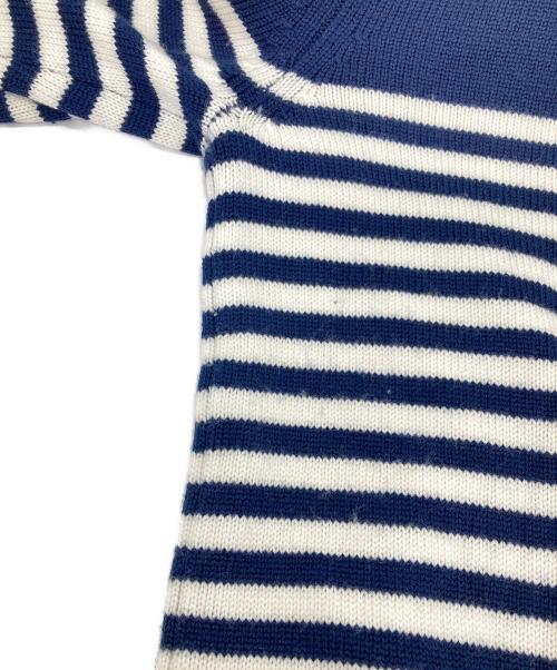 BAFY（バフィー）BAFY (バフィー) ウールボーダーニット ネイビー サイズ:無しの古着・服飾アイテム