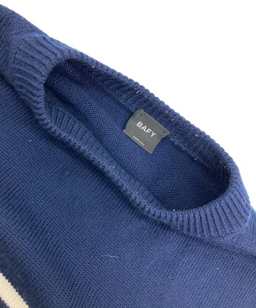 BAFY（バフィー）BAFY (バフィー) ウールボーダーニット ネイビー サイズ:無しの古着・服飾アイテム