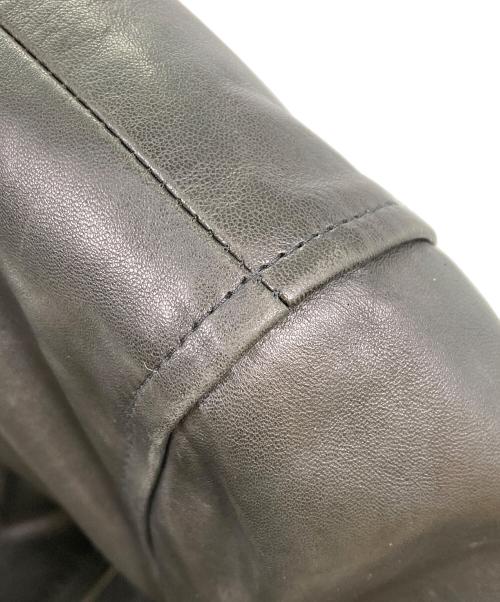 EMMETI（エンメティ）EMMETI (エンメティ) JURI ライダースジャケット ブラック サイズ:50の古着・服飾アイテム